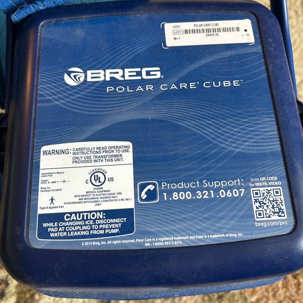 Breg Polar Care Cube in Blue